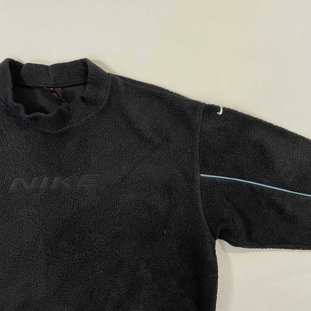 Nike × Vintage Vintage Nike Black Fleece Sweatshi… - image 2