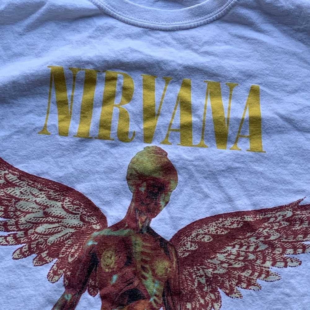 Band Tees × Nirvana × Vintage Vintage 90s Nirvana… - image 3