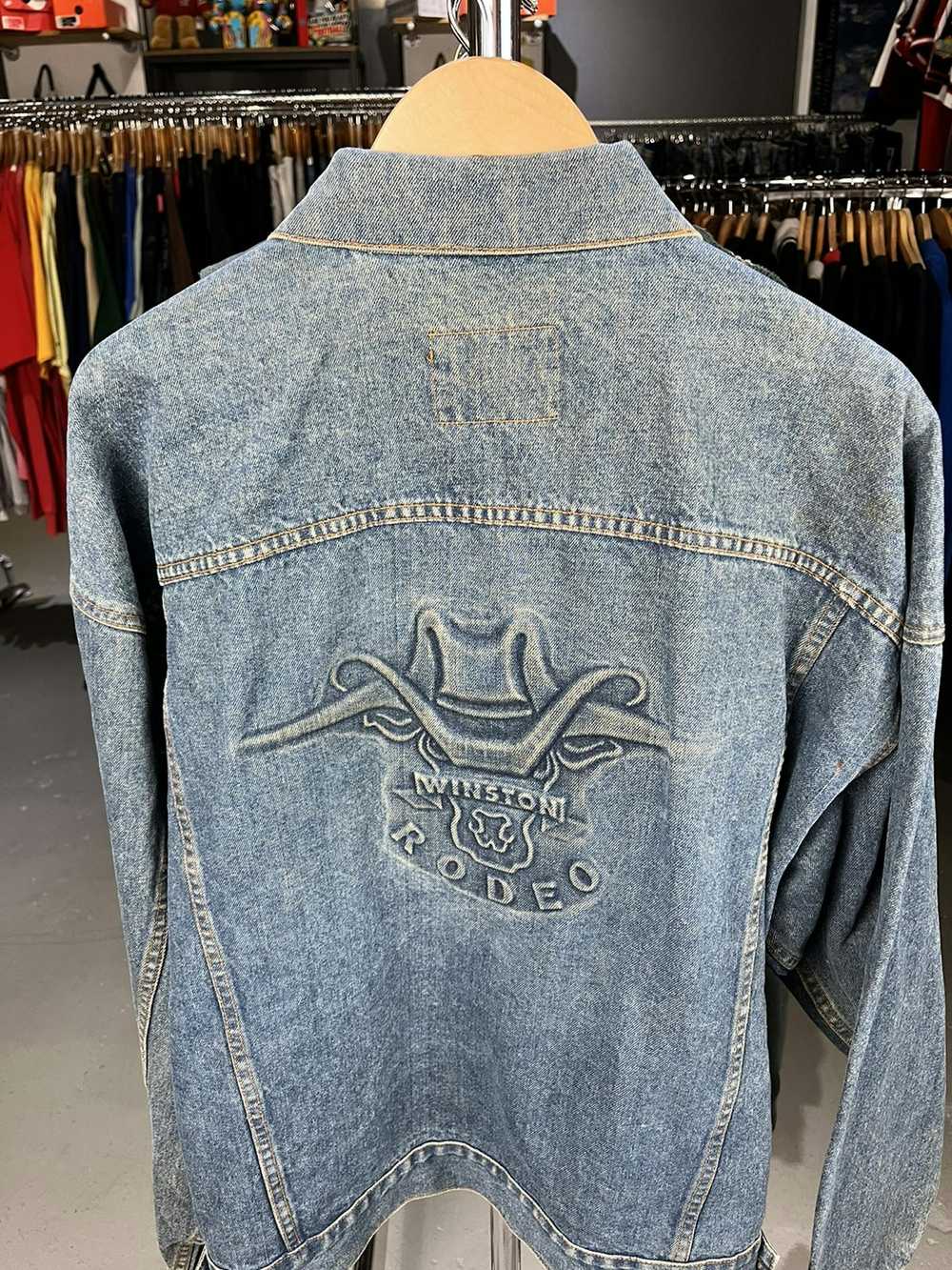 Denim Jacket × Streetwear × Vintage Vintage 90s W… - image 2