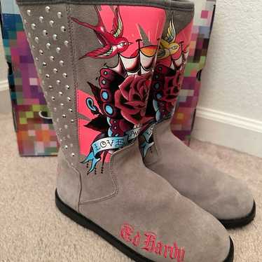 ed hardy boots new