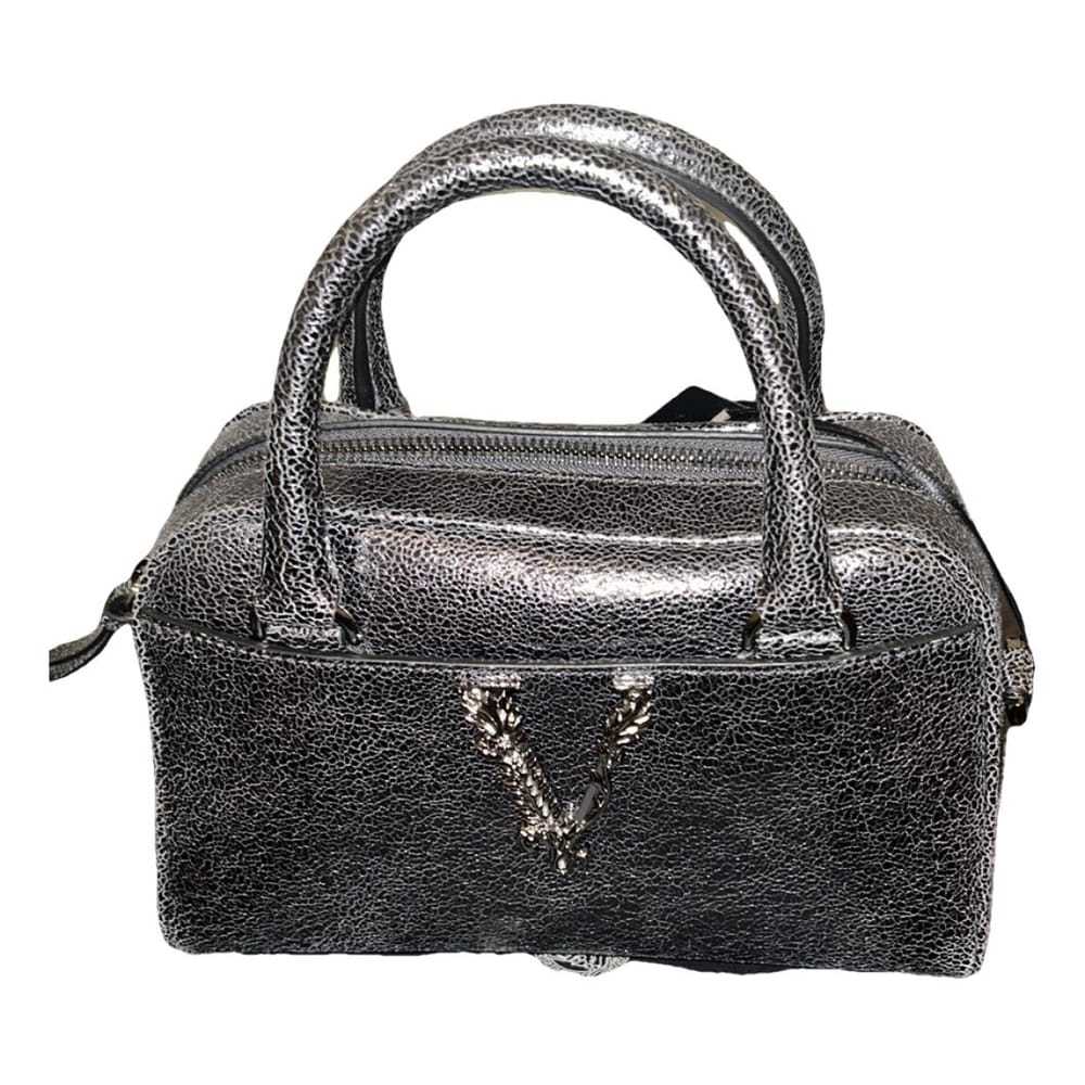 Versace Virtus leather bowling bag - image 1