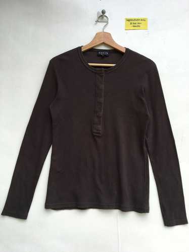 Gucci Vintage 90s Gucci Longsleeve Button Up Shirt - image 1