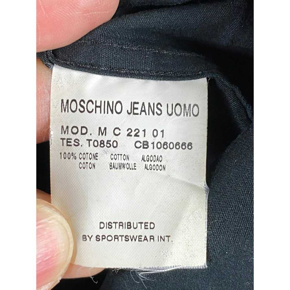 Moschino Vtg Moschino Jeans Misura Long Sleeve St… - image 5