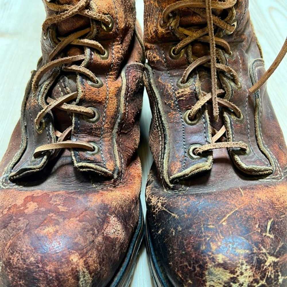 Vintage Starwartz Distressed Logger Boots - image 6