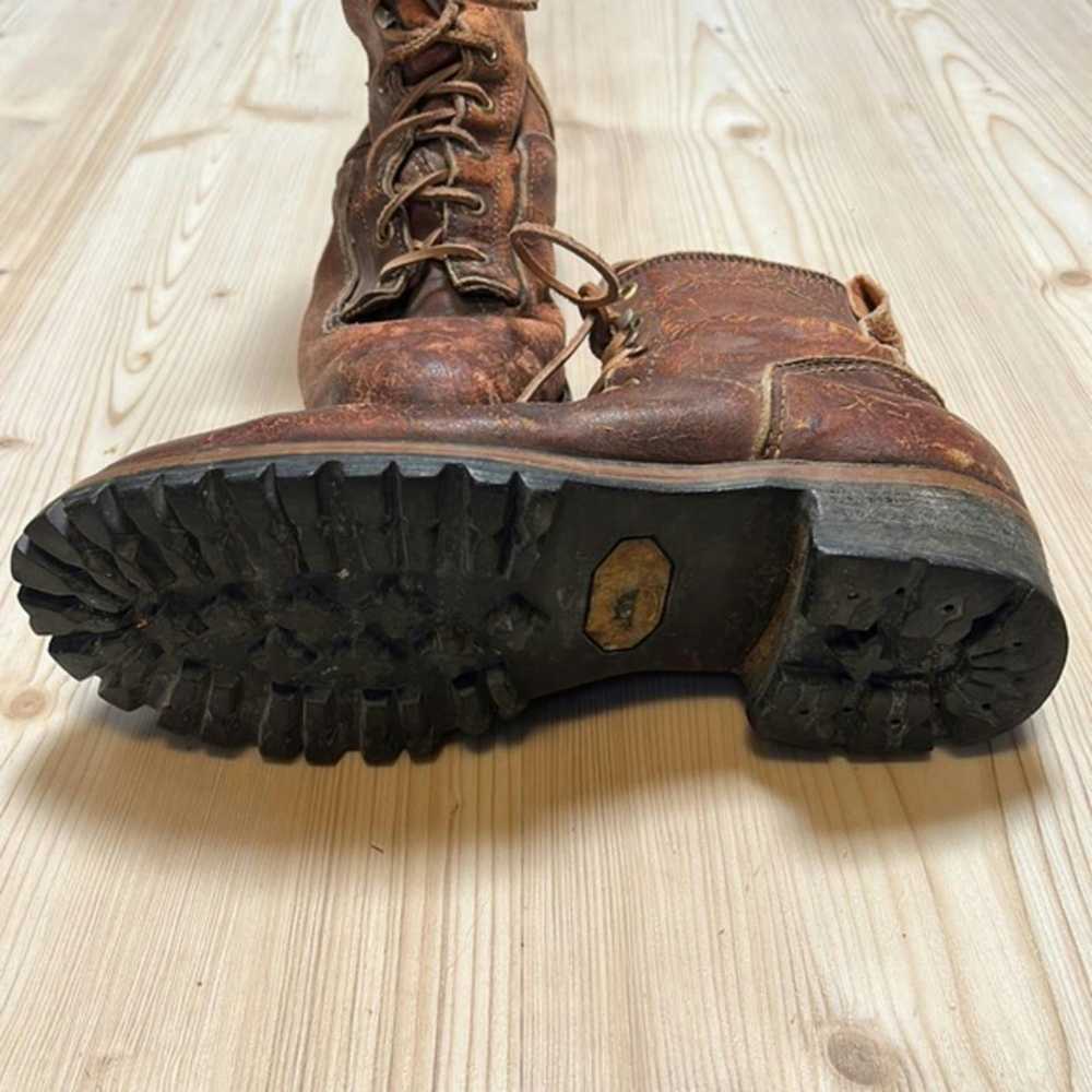 Vintage Starwartz Distressed Logger Boots - image 9