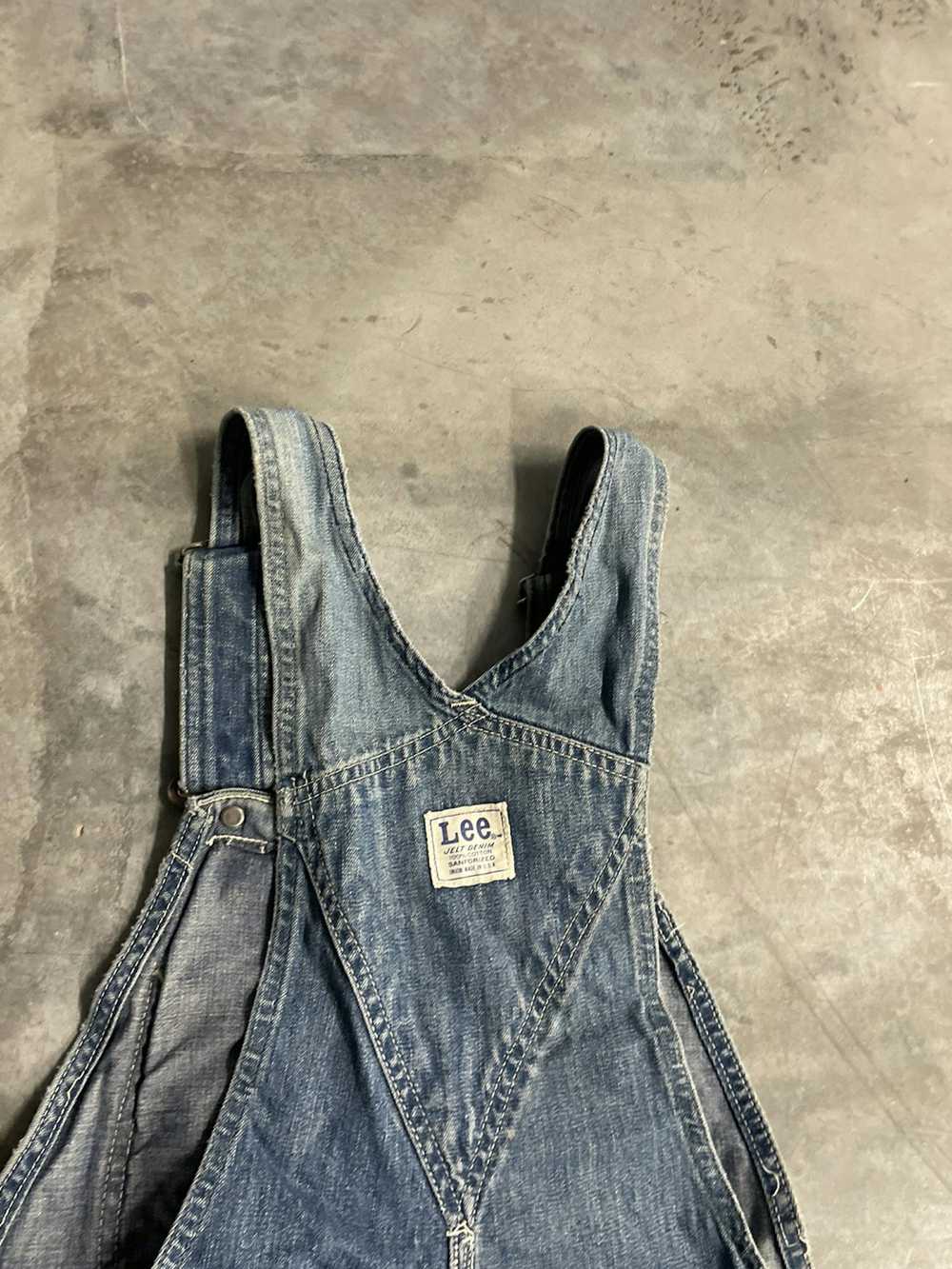 Lee × Vintage Vintage 50s Lee Repaired Overalls (… - image 7