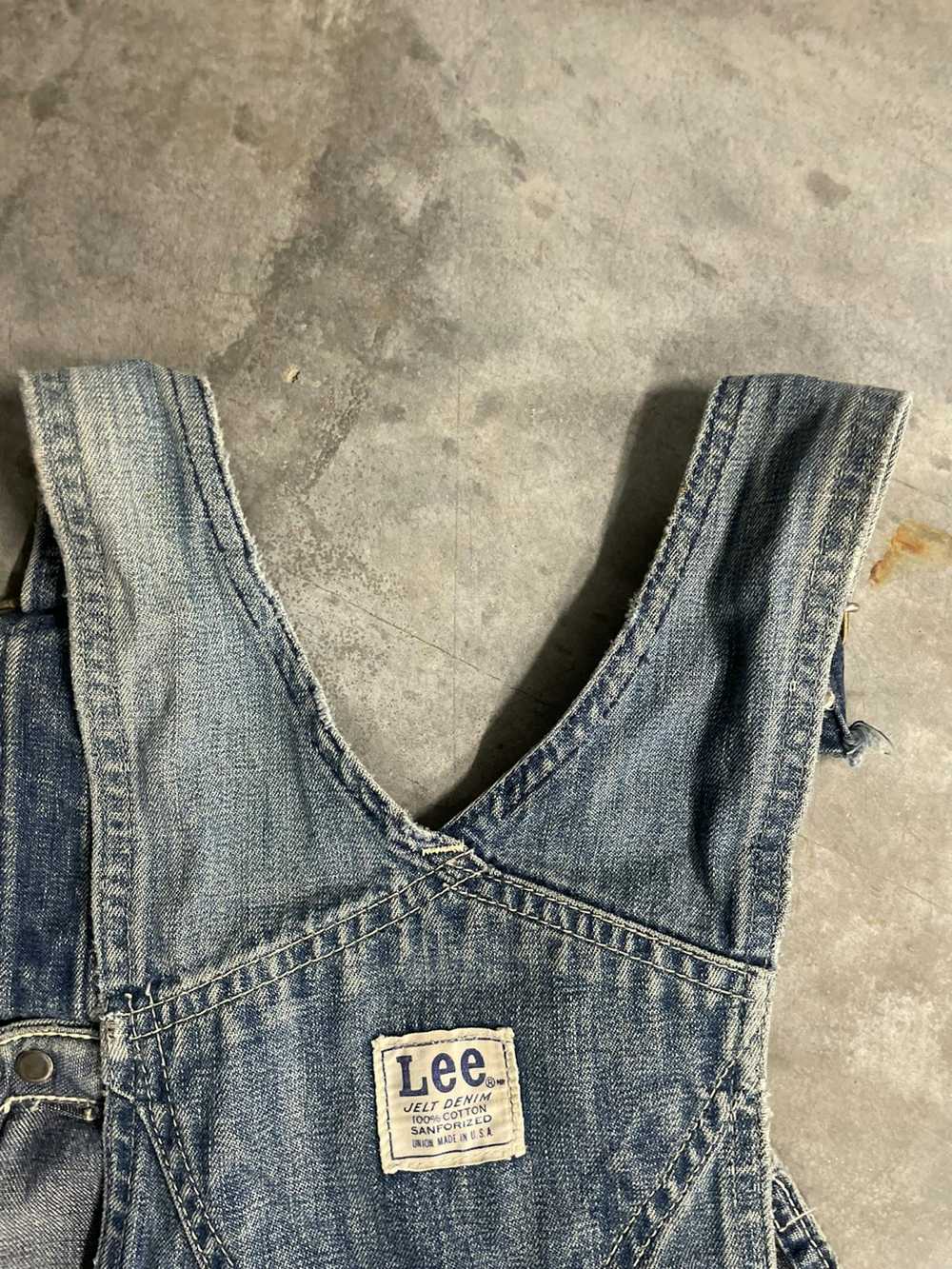 Lee × Vintage Vintage 50s Lee Repaired Overalls (… - image 8