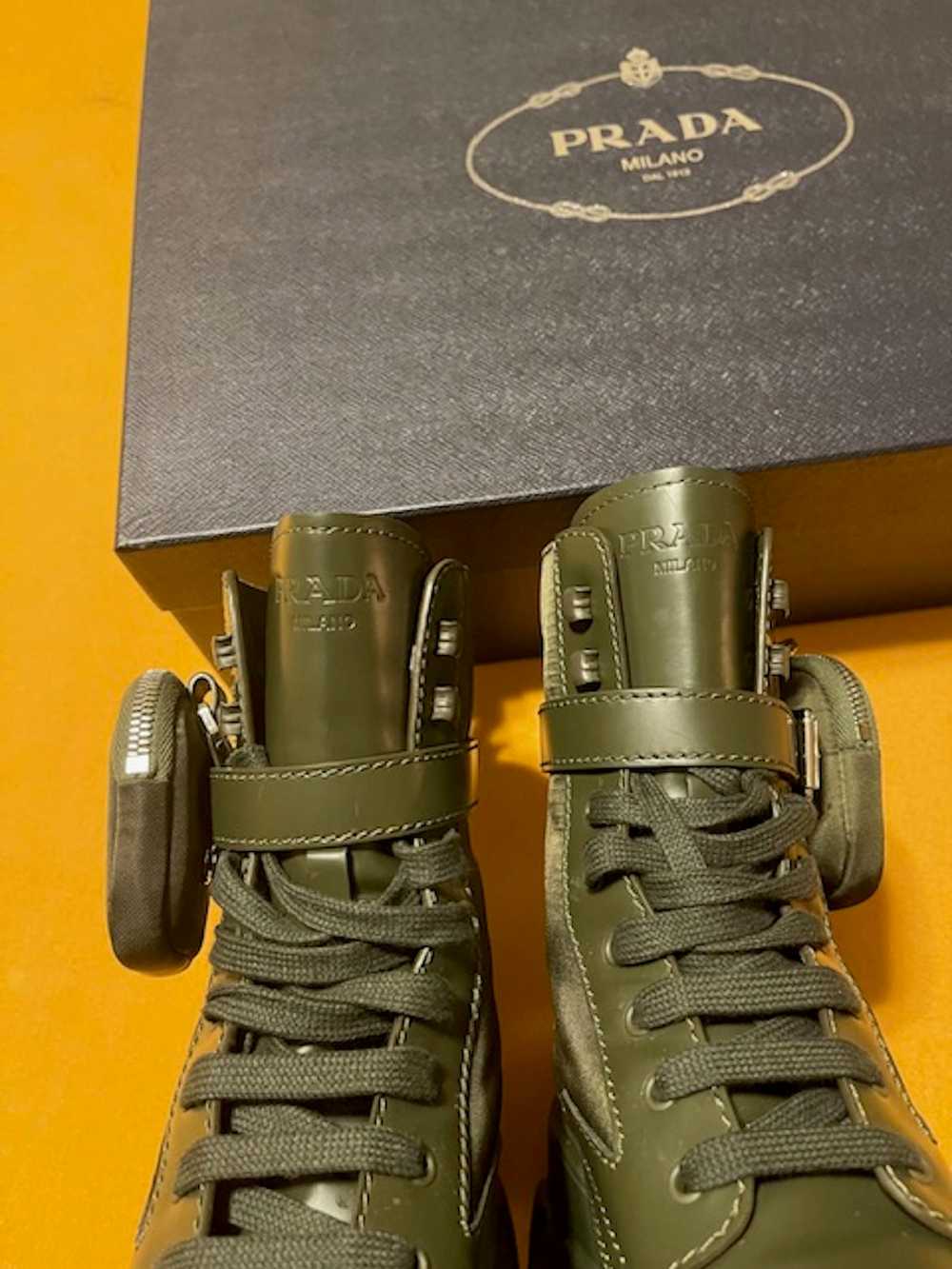 Prada Men’s Prada Monolith Brushed Leather boots … - image 4