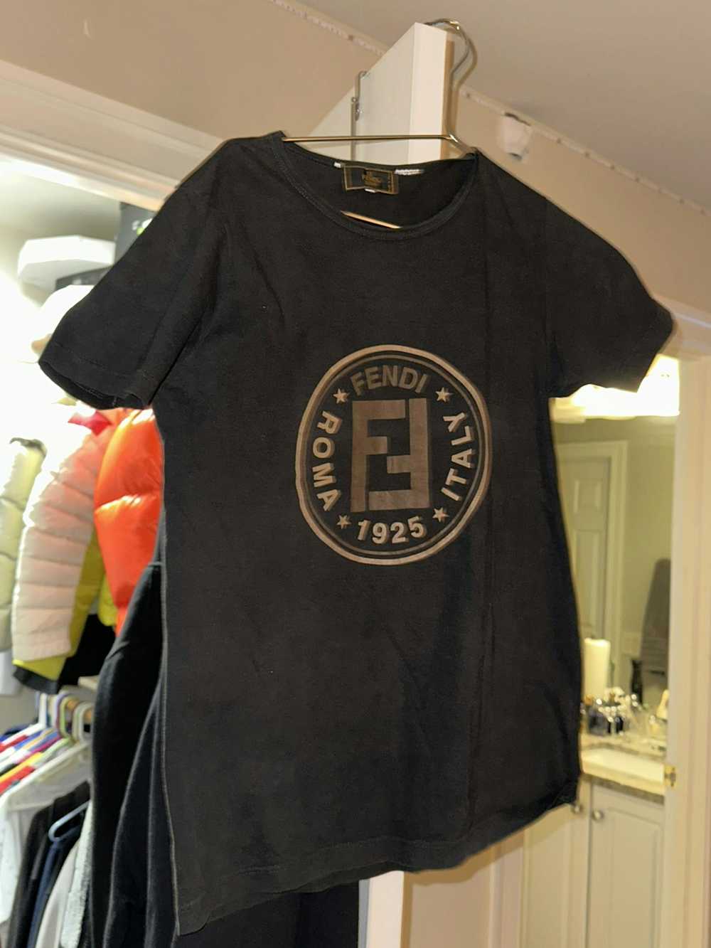 Fendi Fendi Logo 1925 crest tee T shirt - image 1