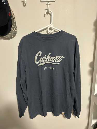 Carhartt × Streetwear Carhartt logo spellout Long… - image 1