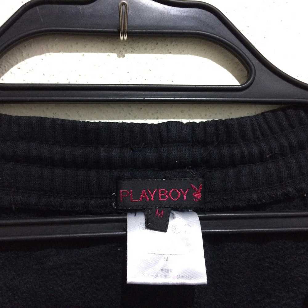Playboy Vintage Playboy Pants Spellout Big Logo R… - image 3