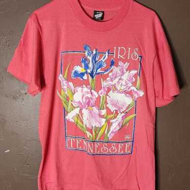 90's Iris Flower Tennessee Shirt - image 1