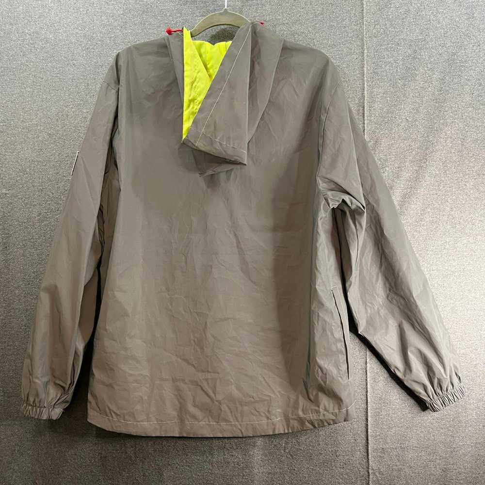 Other Windbreaker Gray Jacket Adult Size Medium P… - image 2