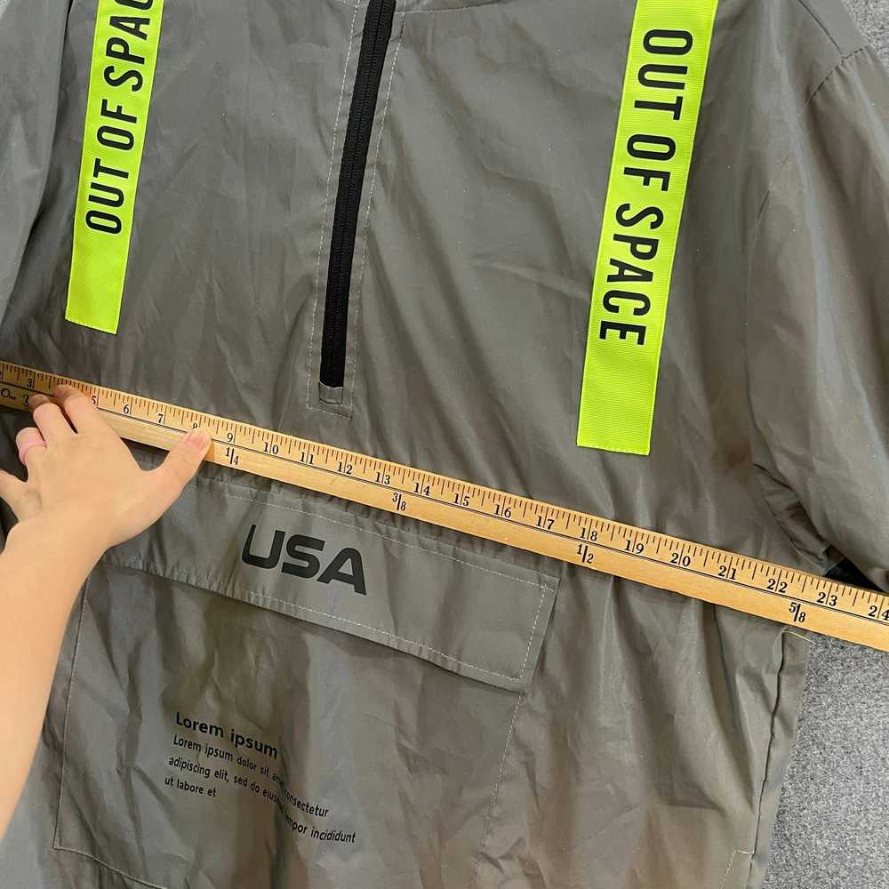 Other Windbreaker Gray Jacket Adult Size Medium P… - image 5