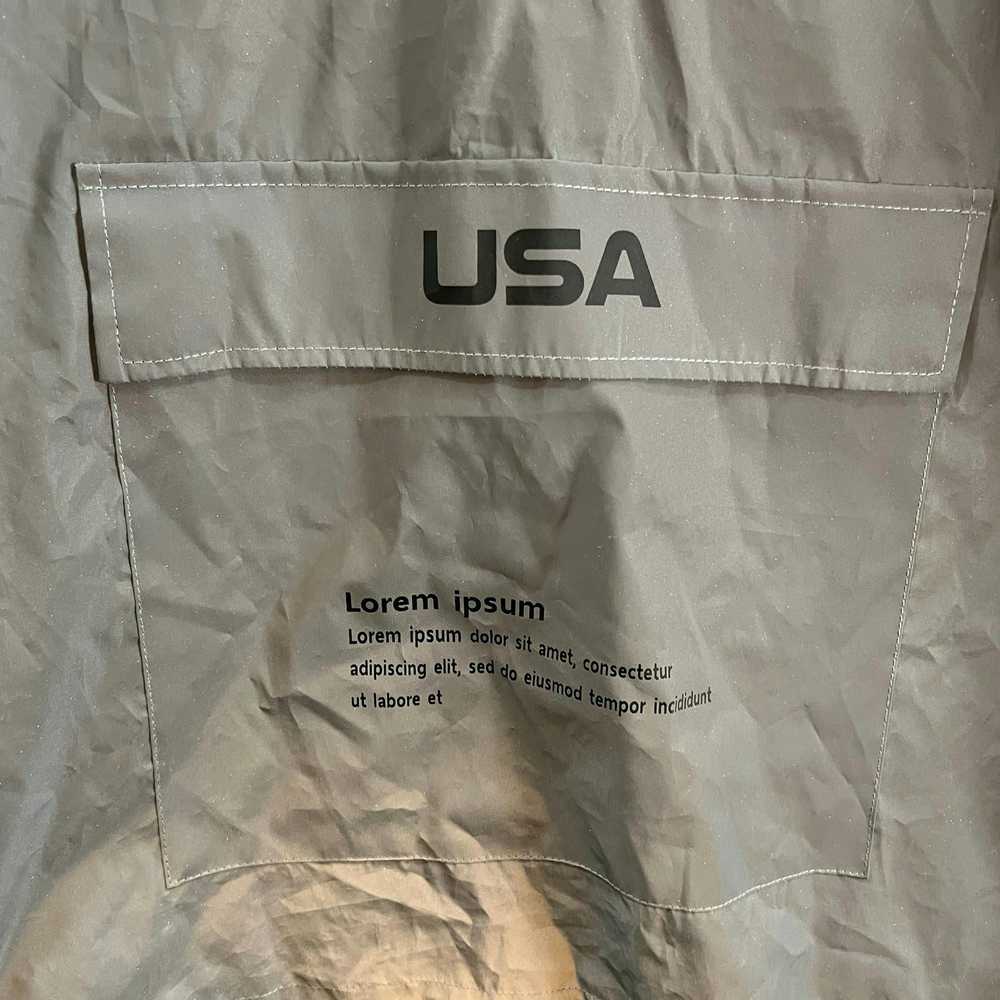 Other Windbreaker Gray Jacket Adult Size Medium P… - image 8