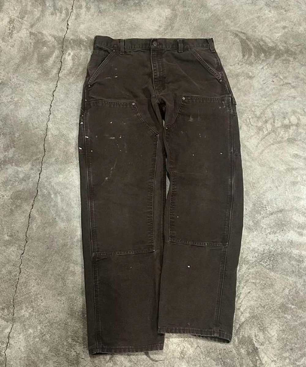 Carhartt Vintage Carhartt Brown Double Knee Pants - image 1