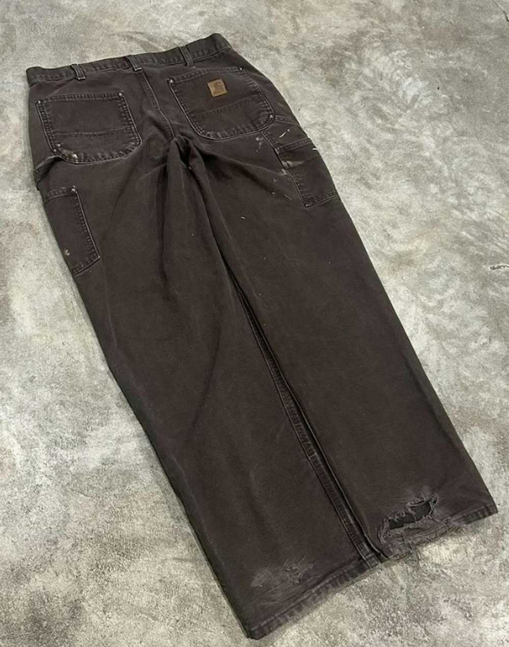 Carhartt Vintage Carhartt Brown Double Knee Pants - image 3