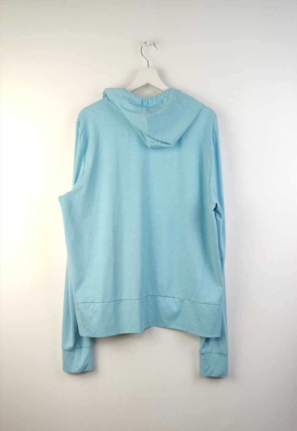 Vintage Reebok Sweatshirt Hoodie Sport in Blue XL - image 5