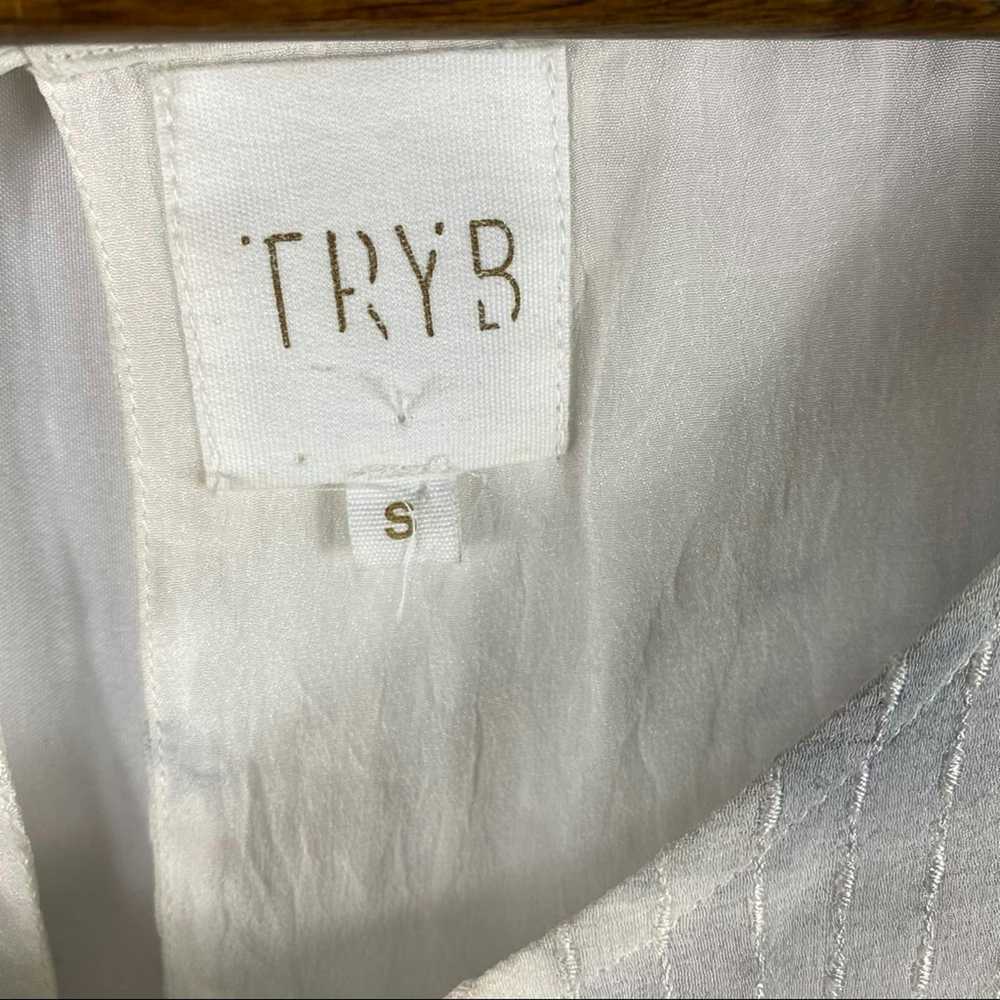 Anthropologie ANTHROPOLOGIE TRYB Tie Dye Silk Blo… - image 2
