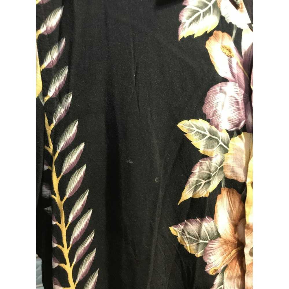 Campia Moda Campia Moda VTG Men’s L Black Floral … - image 4