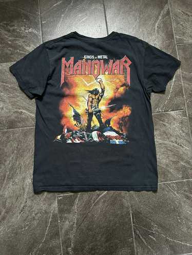 Band Tees × Vintage Y2K Vintage Manowar Graphic T… - image 1