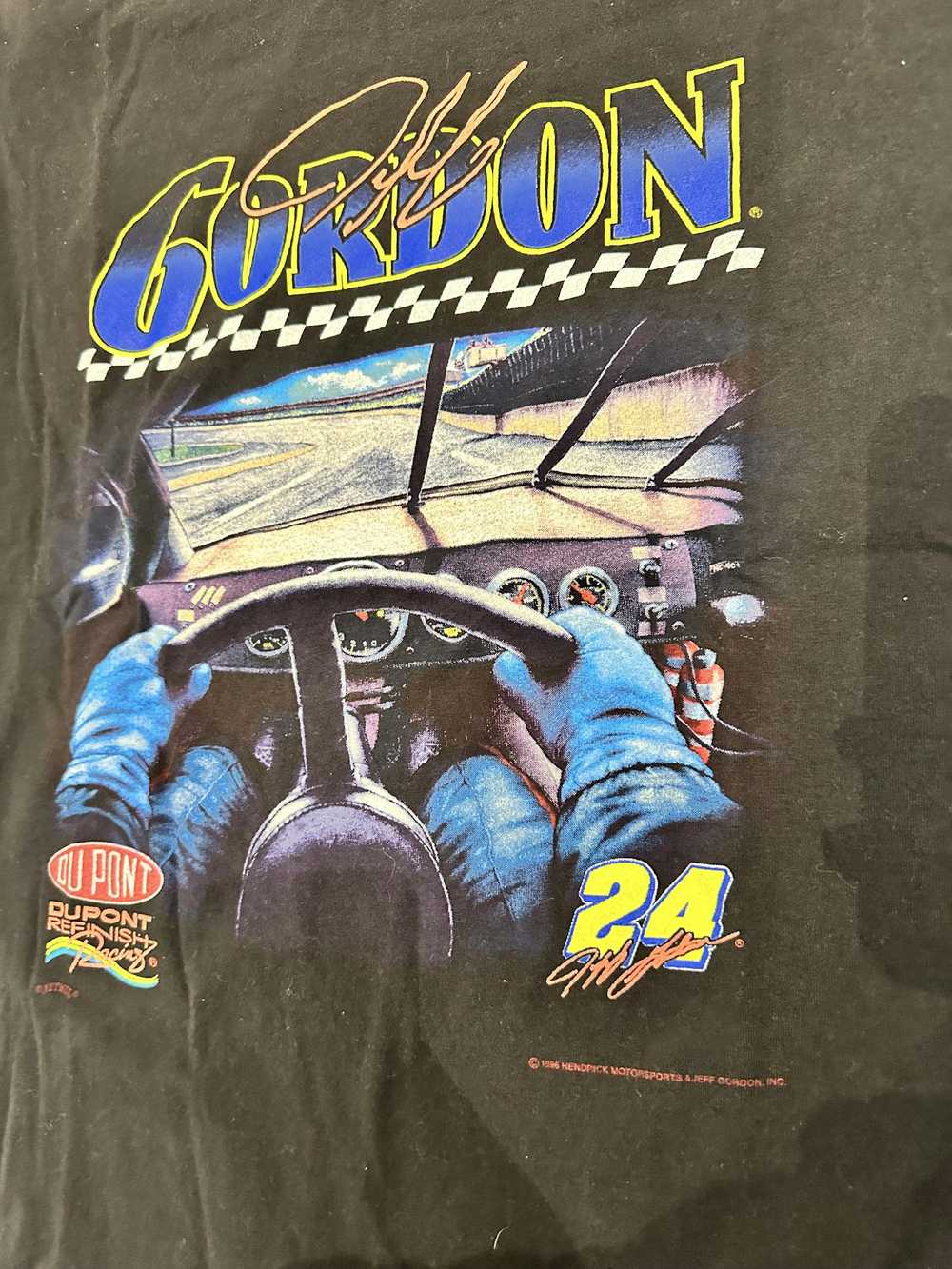 NASCAR × Vintage 1996 Jeff Gordan Nascar Tee - image 2