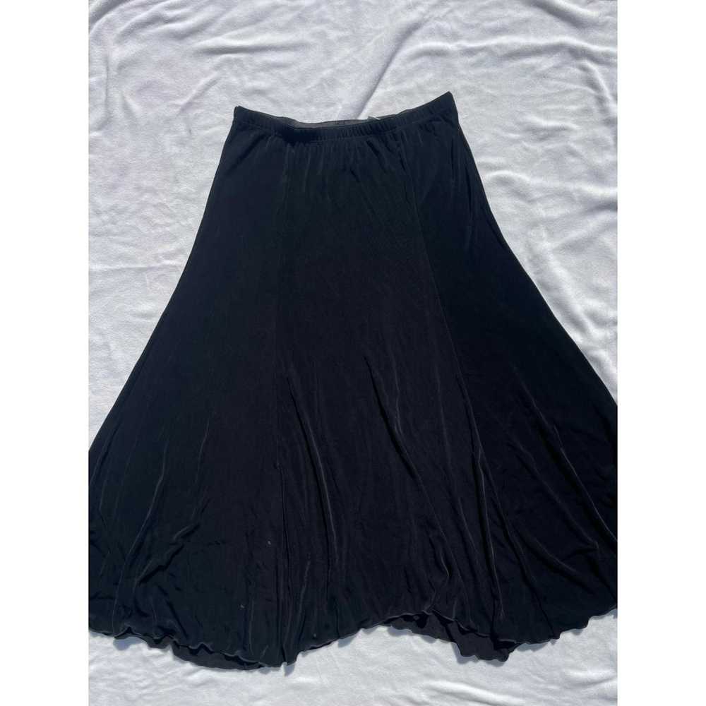 Chicos Chico’s Travelers Long Black Skirt - image 1