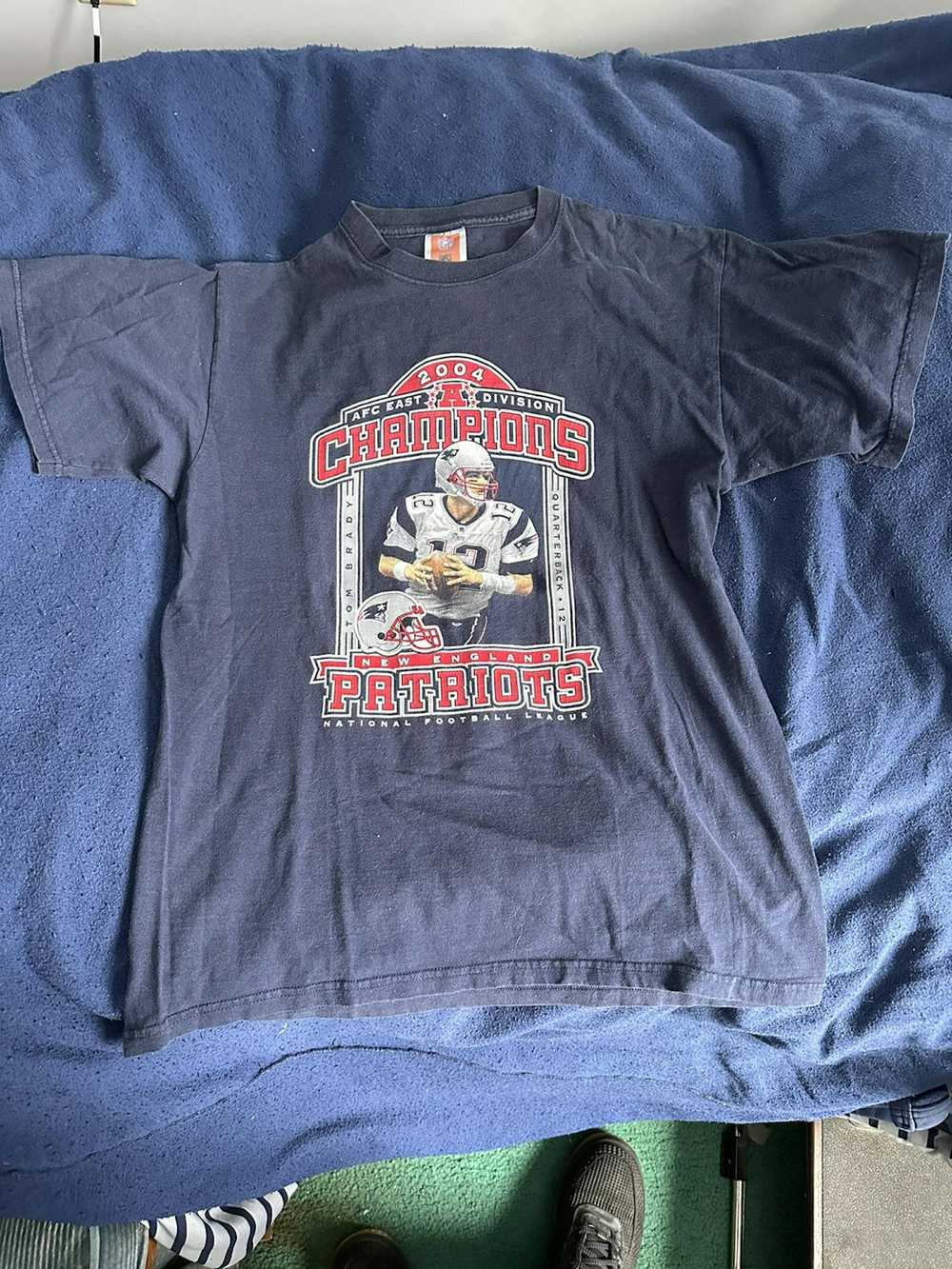 NFL Tom Brady 2004 patriots shirt - image 1