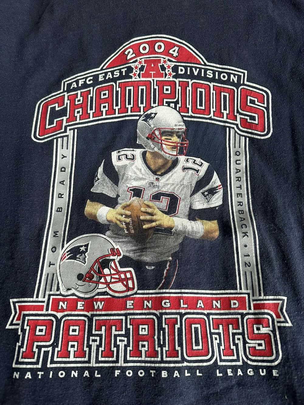 NFL Tom Brady 2004 patriots shirt - image 2