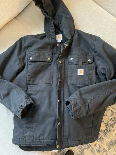 Carhartt Carhartt Black denim and Sherpa jacket