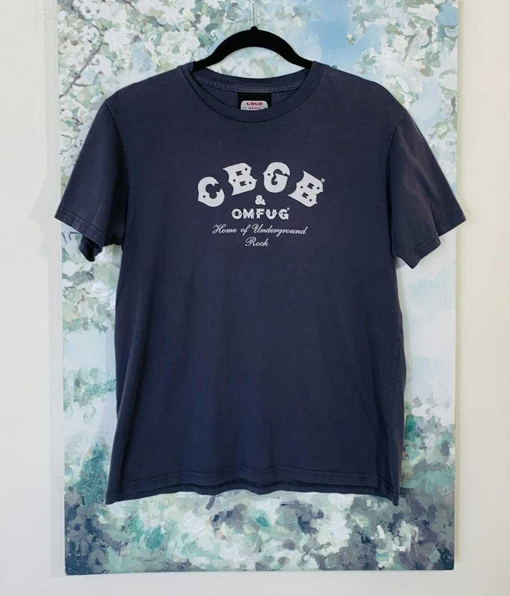 Vintage VIntage CBGB Omfug venue Grey Tshirt size… - image 1