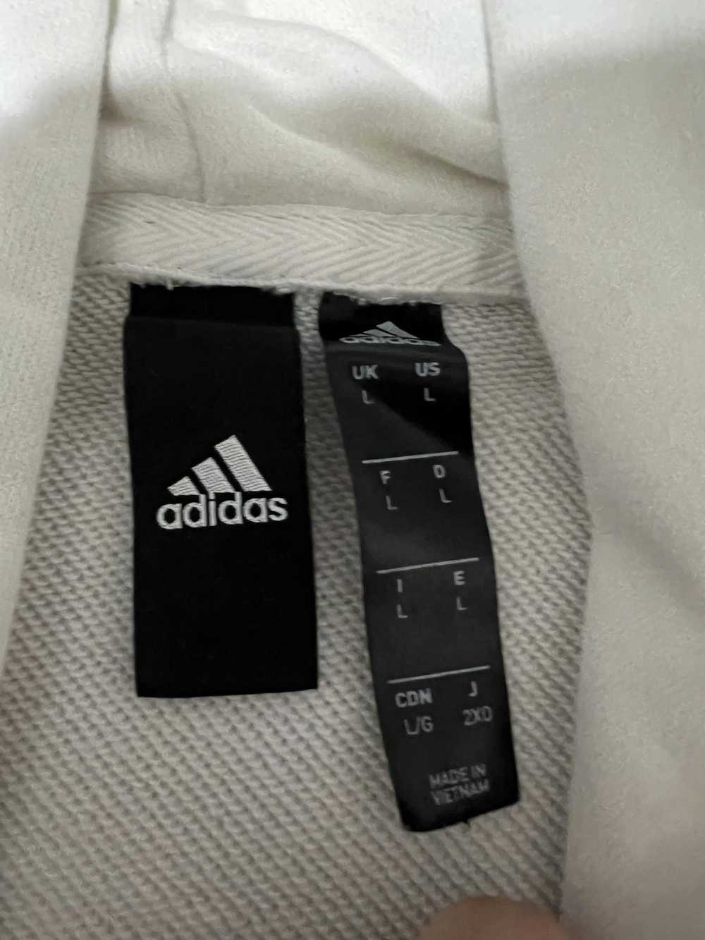 Adidas White logo hoodie - image 2