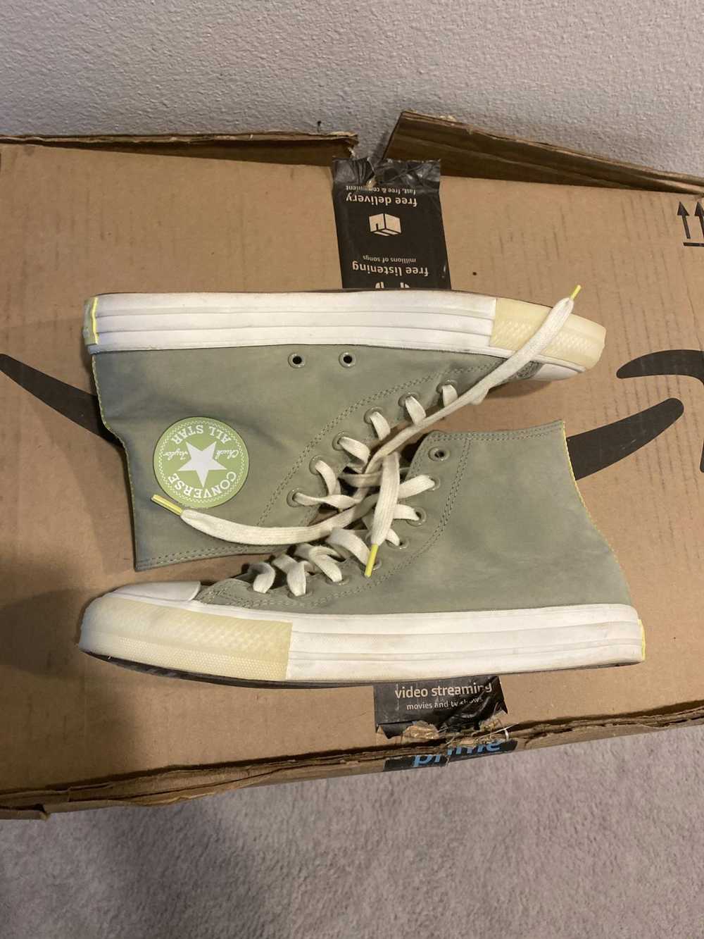 Converse Sage green converse Size 9 - image 2