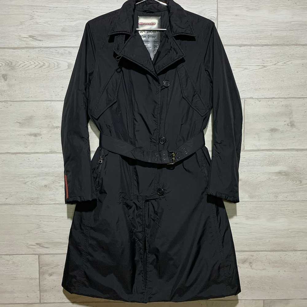 Designer × Prada × Vintage Prada Nylon Trench coa… - image 3