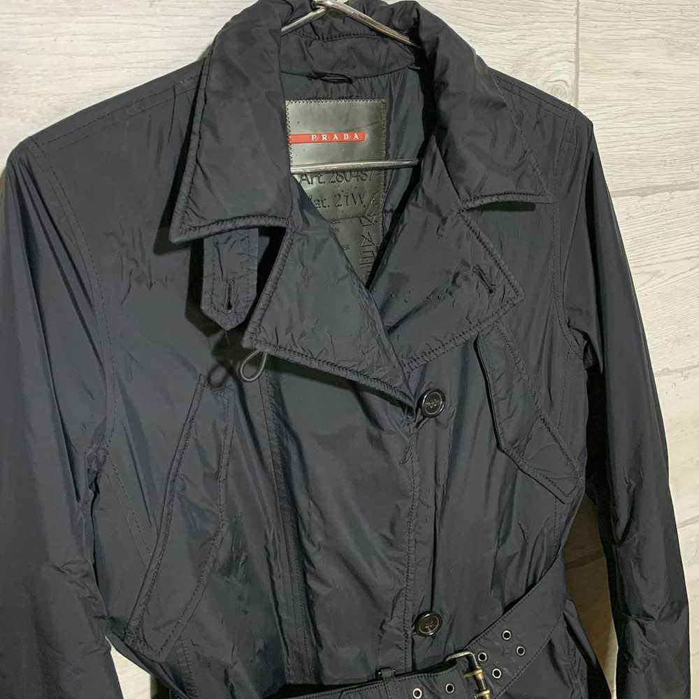 Designer × Prada × Vintage Prada Nylon Trench coa… - image 7