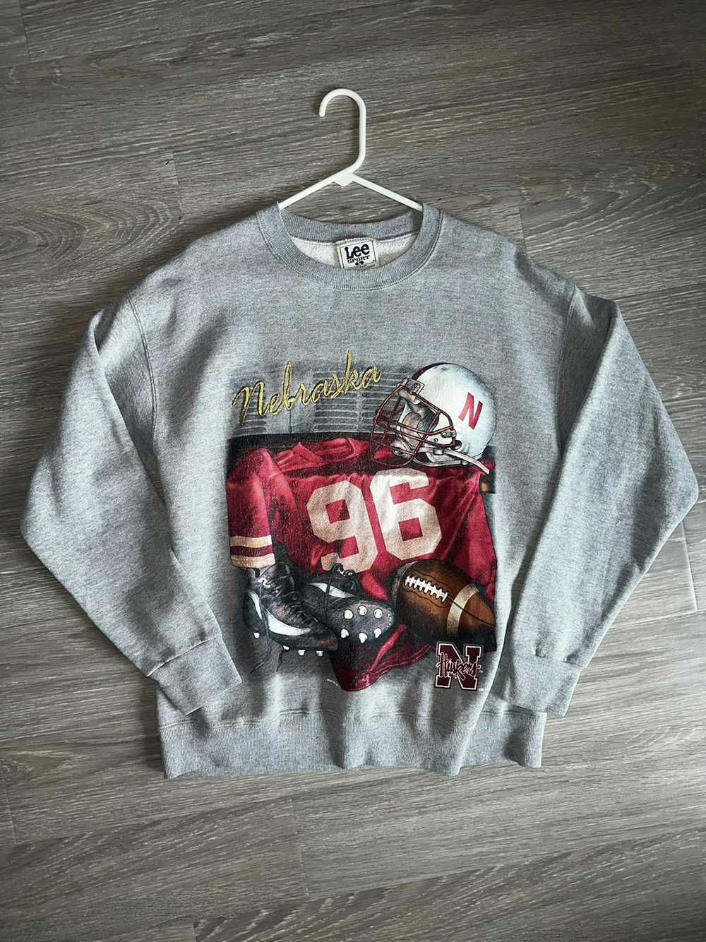 Lee × Nutmeg Vintage Nebraska Cornhuskers Crewnec… - image 1