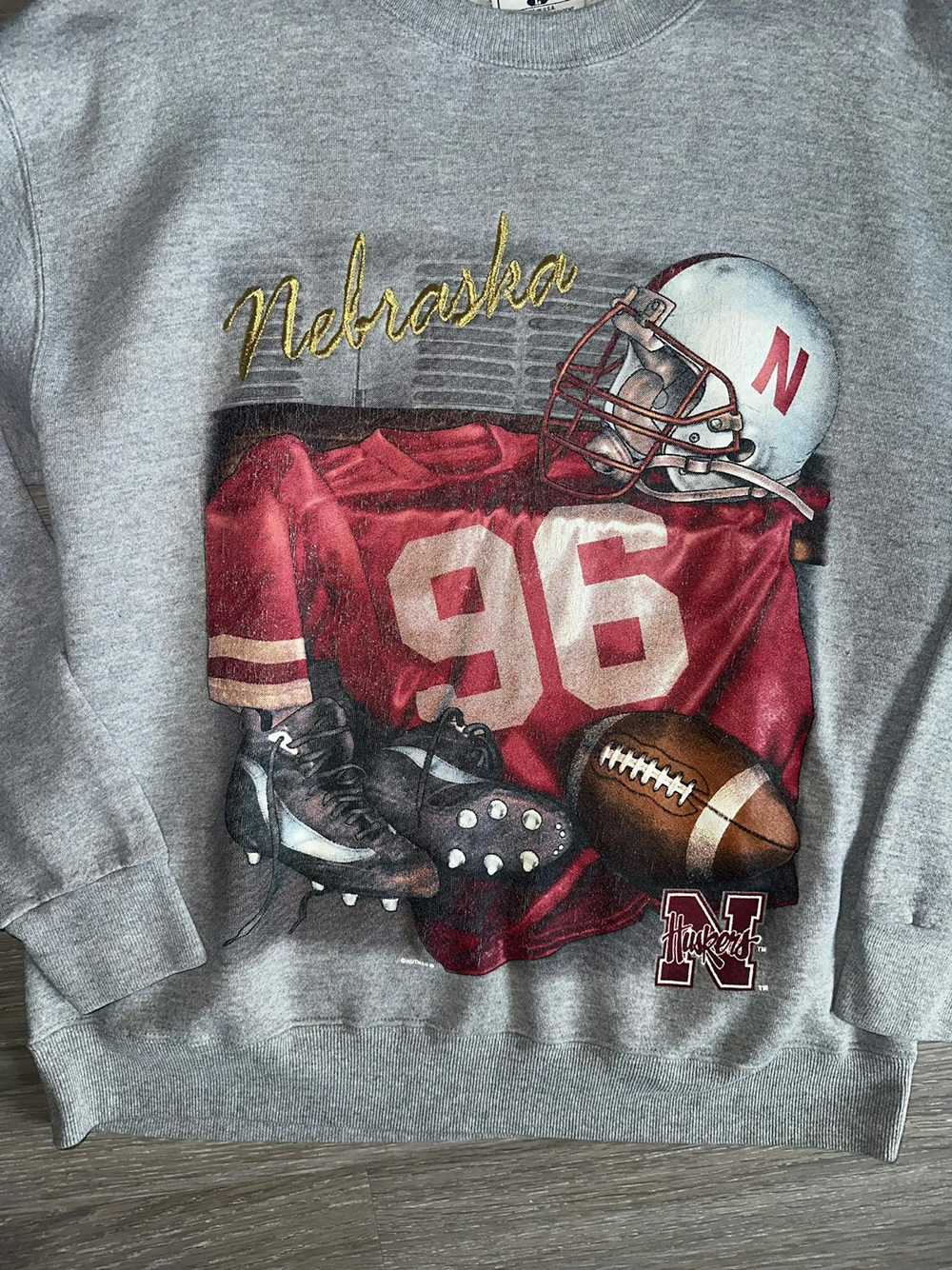 Lee × Nutmeg Vintage Nebraska Cornhuskers Crewnec… - image 2