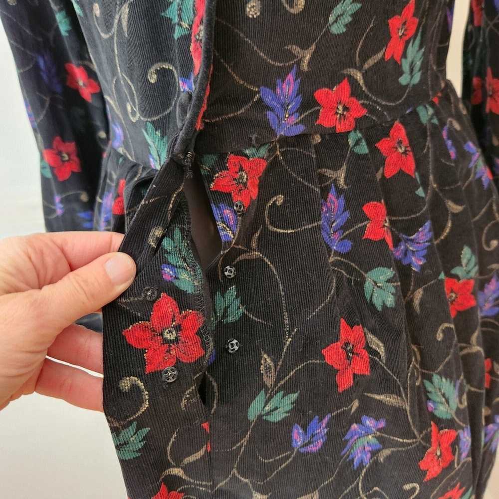 Vintage Talbots Dress Size 6 Womens Midi Floral C… - image 8