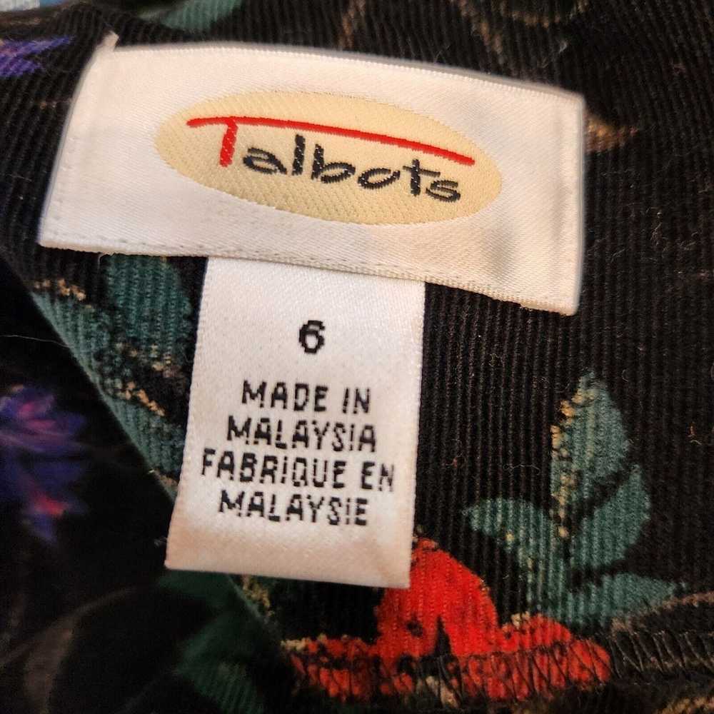 Vintage Talbots Dress Size 6 Womens Midi Floral C… - image 9