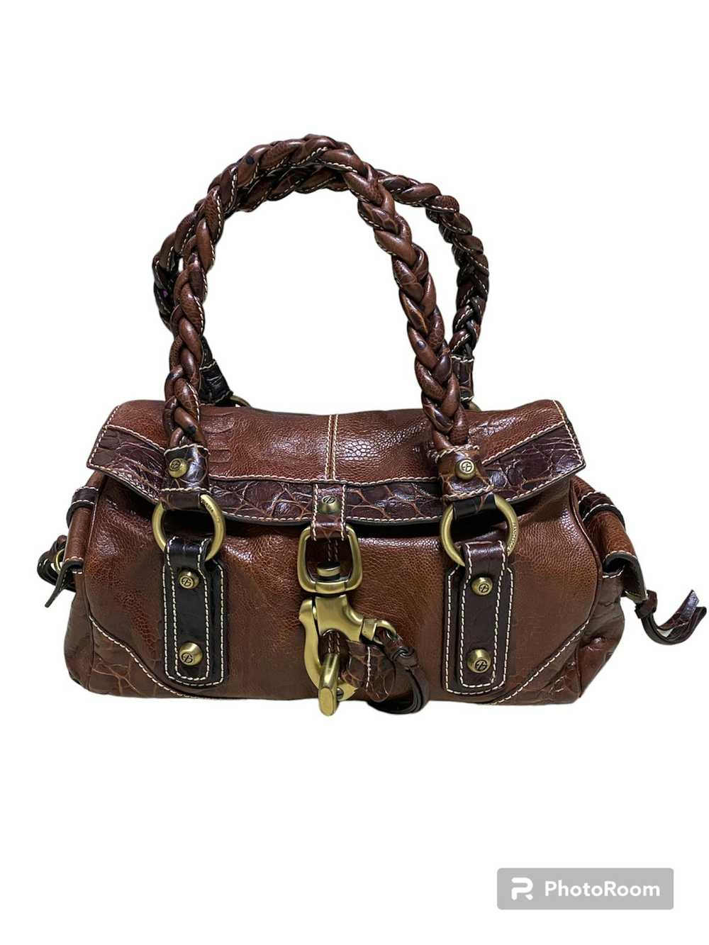 Leather × Vintage Francesco Biasia women’s handbag - image 1