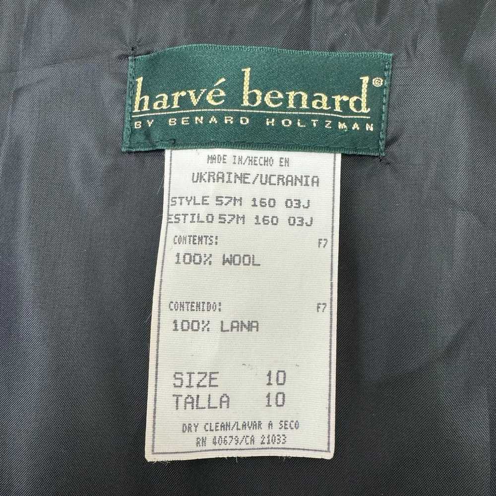Vintage Harvé Bernard Women’s side Button Black W… - image 5
