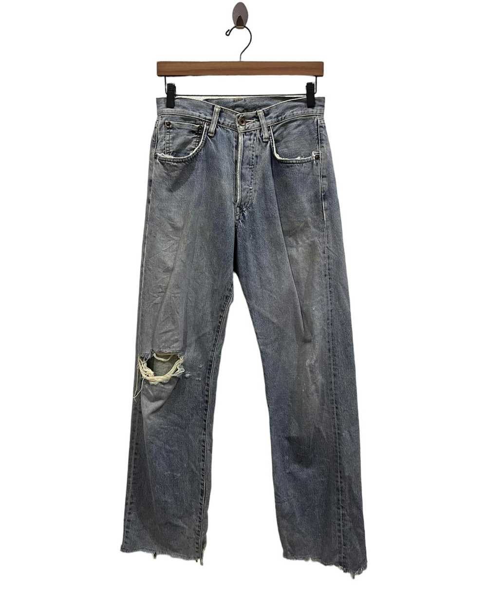 Distressed Denim × Edwin Vintage Edwin Distressed… - image 1