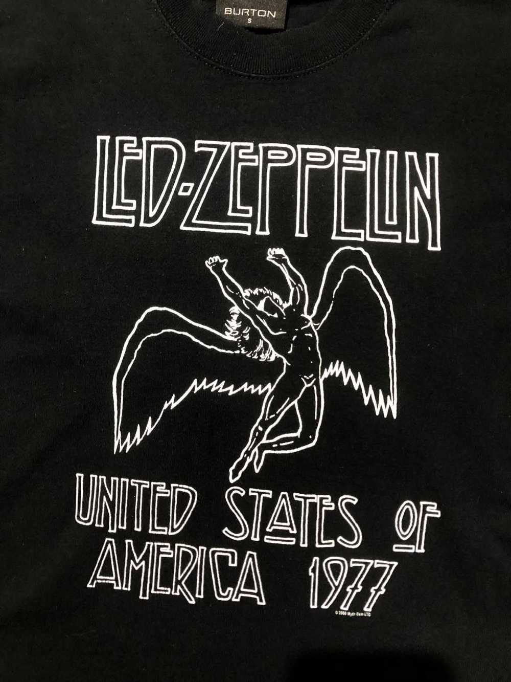 Led Zeppelin × Rock Band × Vintage Vintage Button… - image 4