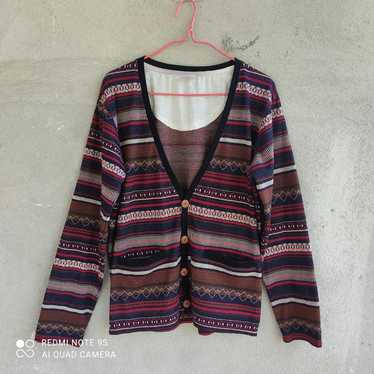 Cardigan × Japanese Brand × Navajo Near Brand Nav… - image 1