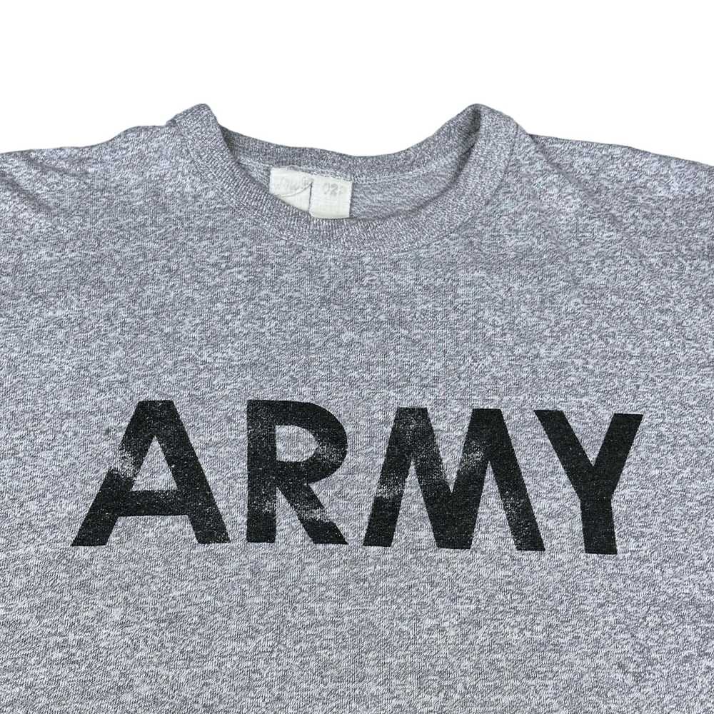 Military × Vintage Vintage ARMY Spell Out Shirt G… - image 2