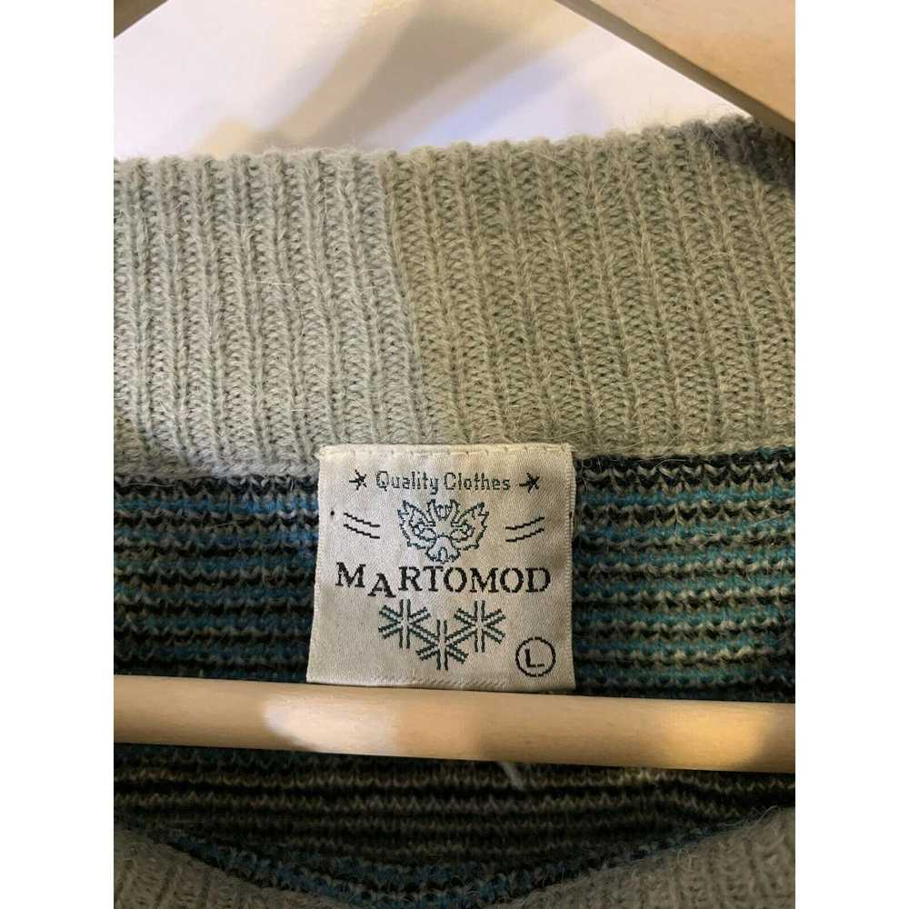 Unkwn VTG Martomod Sweater Men’s Sz L 100% wool s… - image 2
