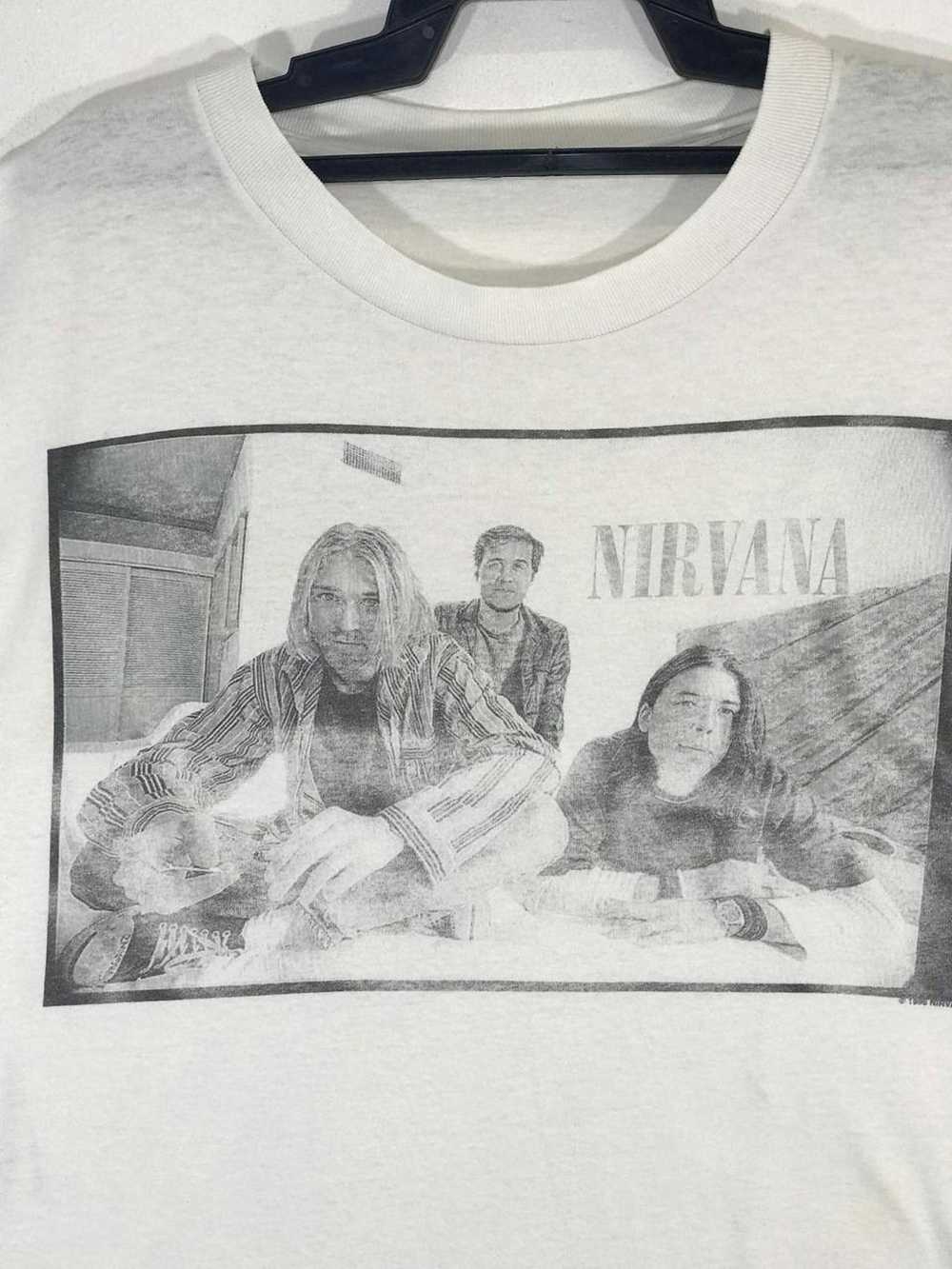 Band Tees × Vintage Vintage rare 1996 Nirvana kur… - image 3
