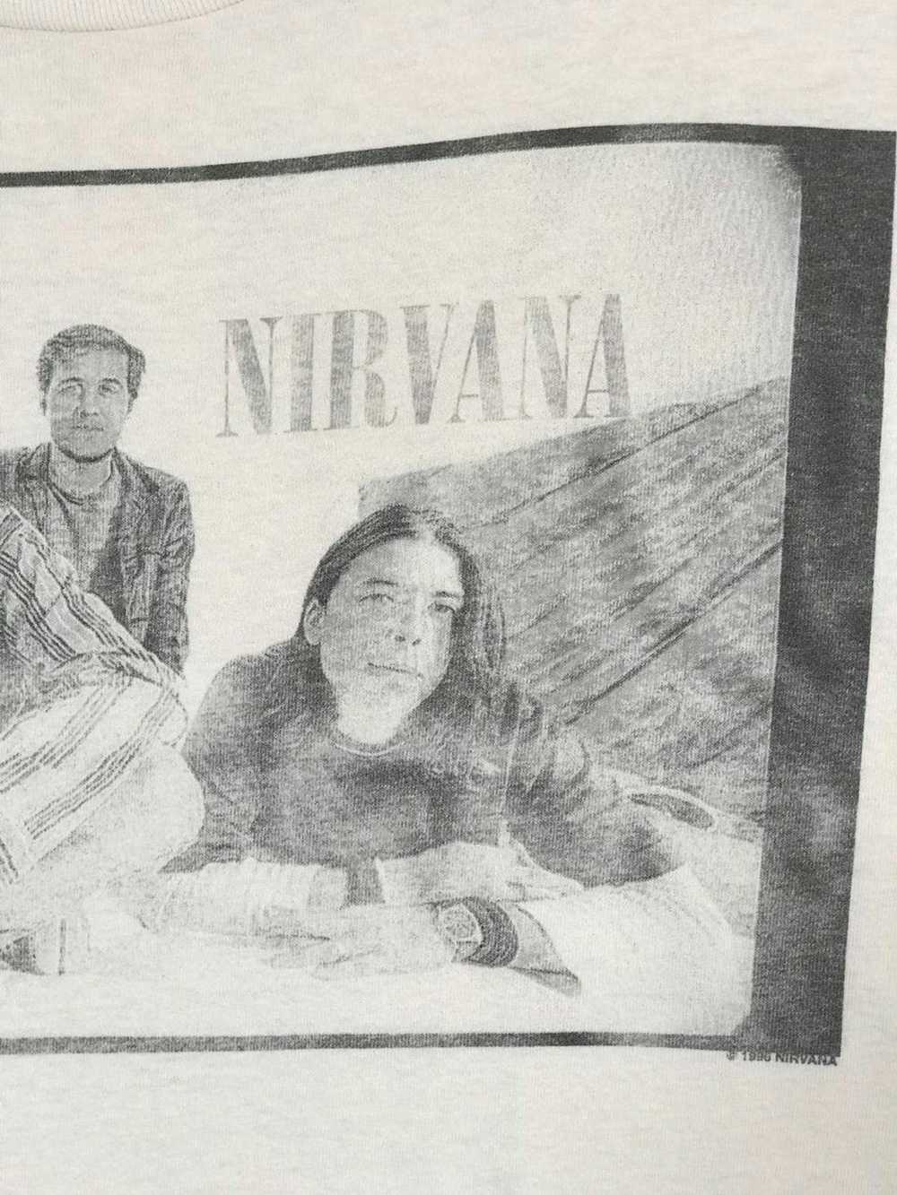 Band Tees × Vintage Vintage rare 1996 Nirvana kur… - image 5