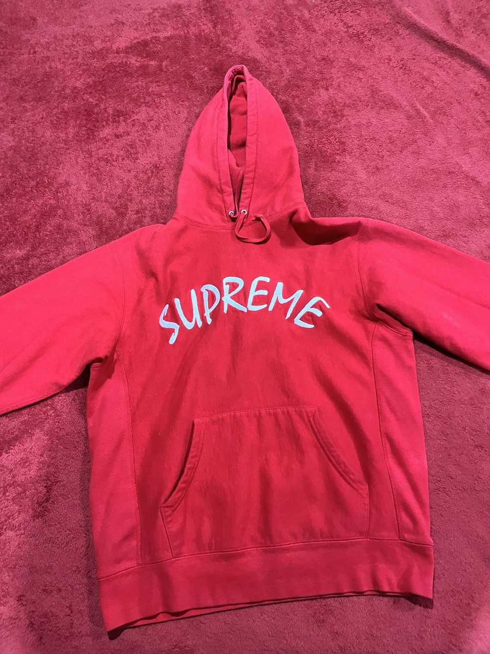 Supreme Supreme Red Hoodie - image 1