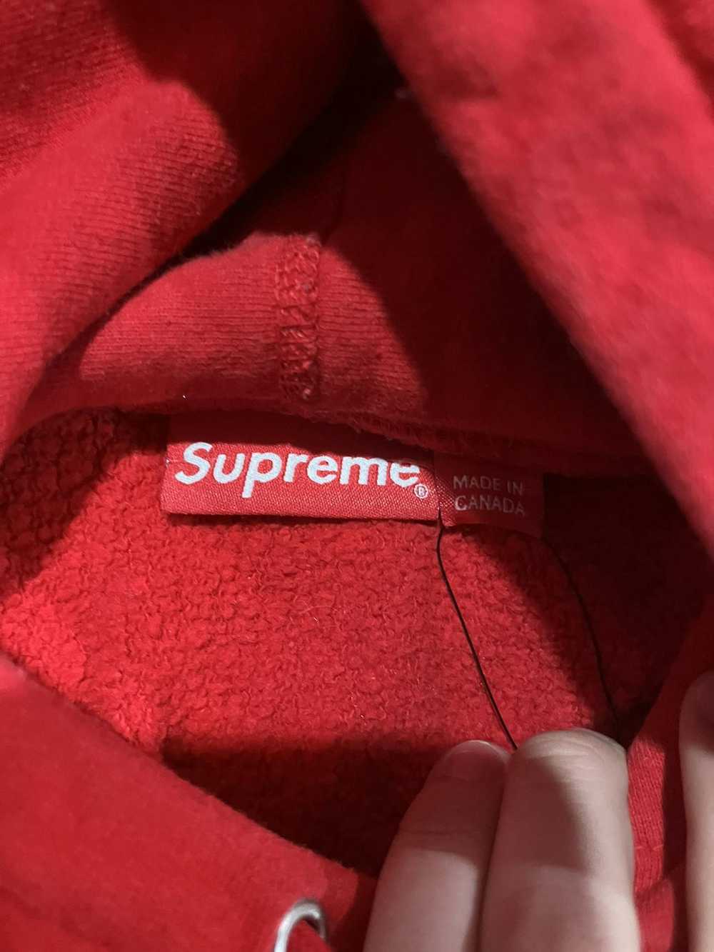 Supreme Supreme Red Hoodie - image 4